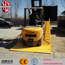 6 ton mobile container unloading ramp for forklift with CE certificate